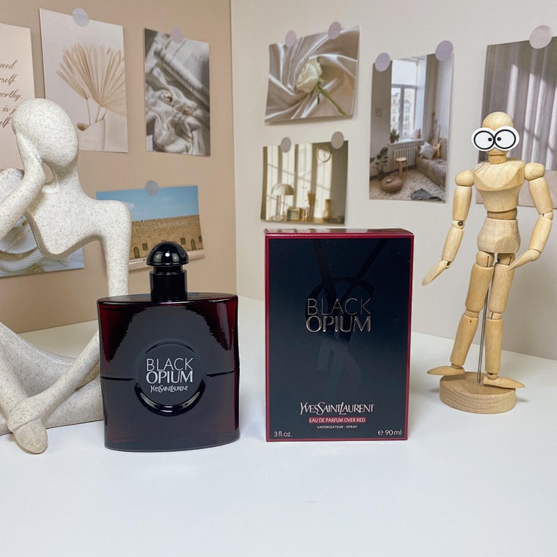 BEN-028 (YSL Black opium（dark red）) fragrance bottle